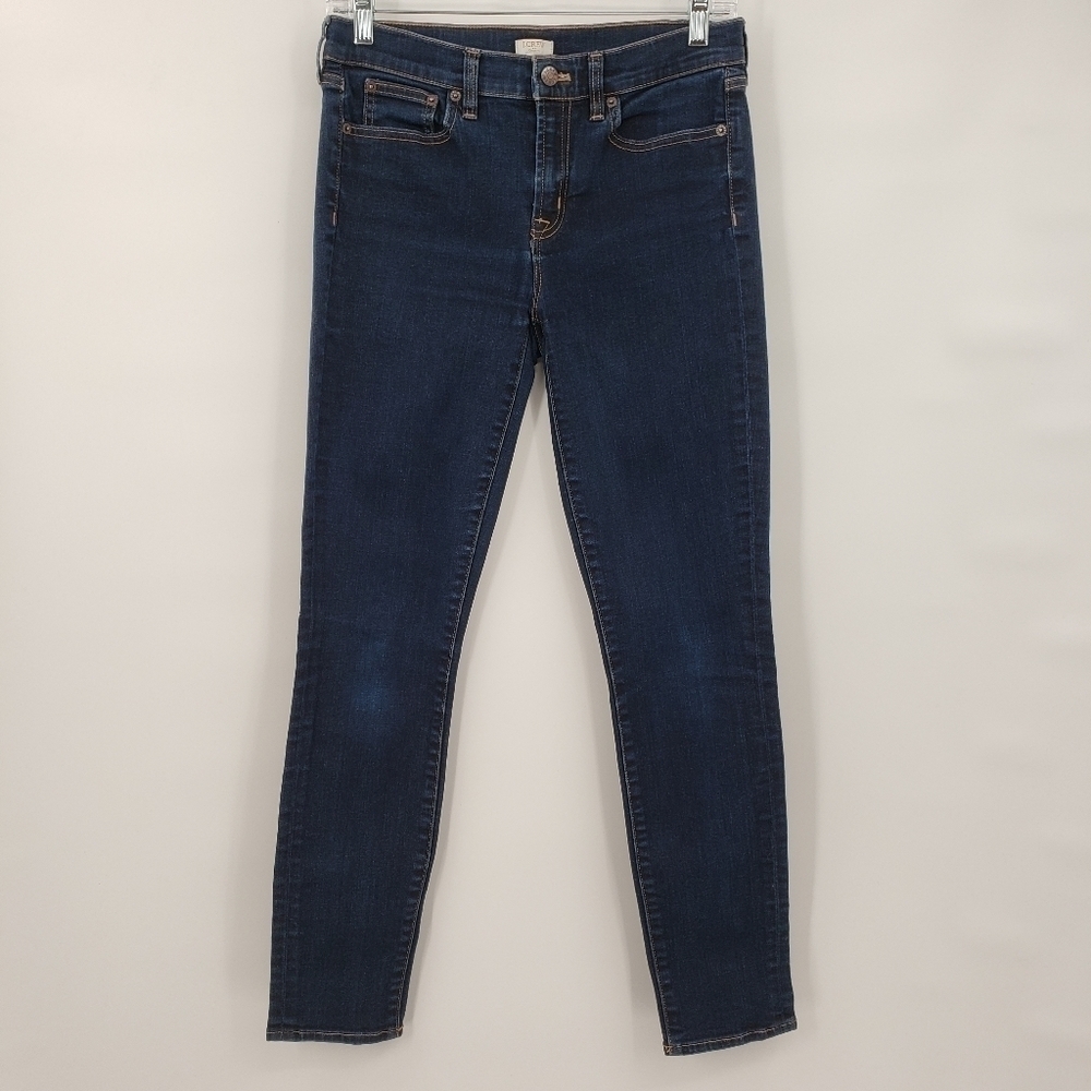 J. Crew Factory Stretch Skinny Jeans in Dark Wash, Size 28 - Picture 2 of 7